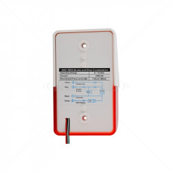 Securi-Prod Alarm Siren and Strobe - Red