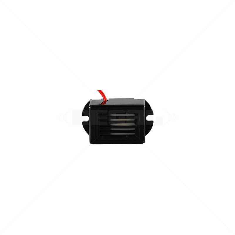 Securi-Prod Rectangular Buzzer Black 12VDC