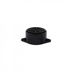 Securi-Prod Round Buzzer Black 12VDC