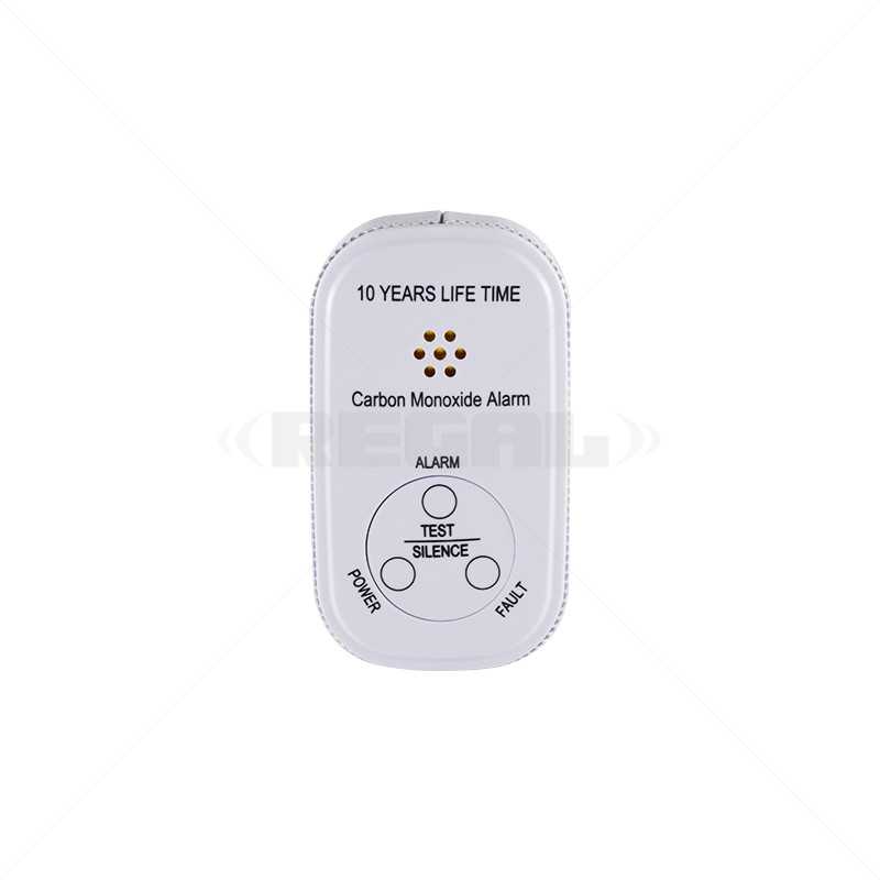 Standalone Mini Carbon Monoxide Detector Built-in Lithium battery 3VDC